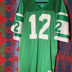 Vintage Champion eagles Philadelphia Randall Cunningham  Green football Jersey